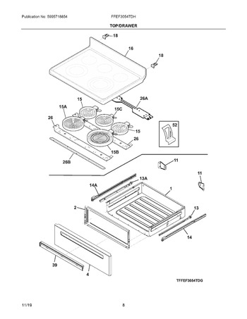 Diagram for FFEF3054TDH