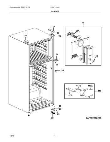 Diagram for FFHT1824UW