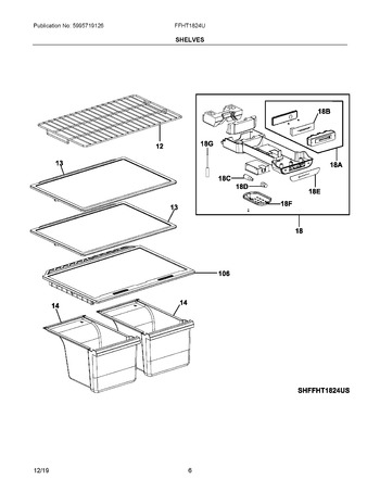 Diagram for FFHT1824UW