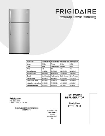 Diagram for FFTR1821TS6