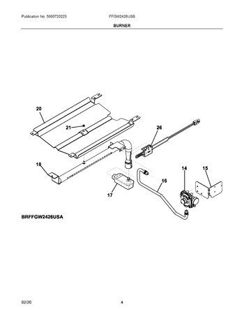 Diagram for FFGW2426USB