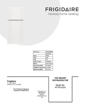 Diagram for FFTR1425VW