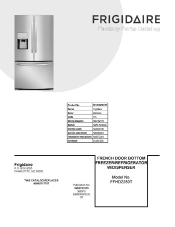 Diagram for FFHD2250TS7