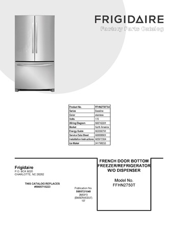 Diagram for FFHN2750TS4