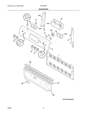 Diagram for FFEF3054TWK