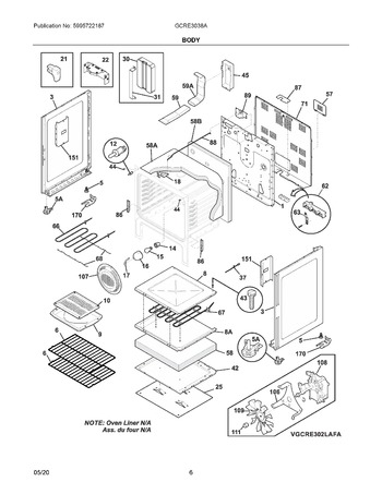 Diagram for GCRE3038AFB