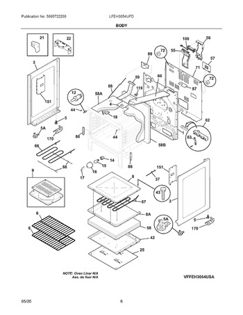 Diagram for LFEH3054UFD