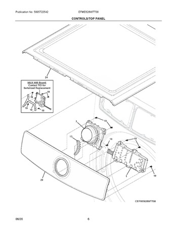 Diagram for EFME628WTT00