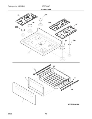 Diagram for FFGF3054TWF