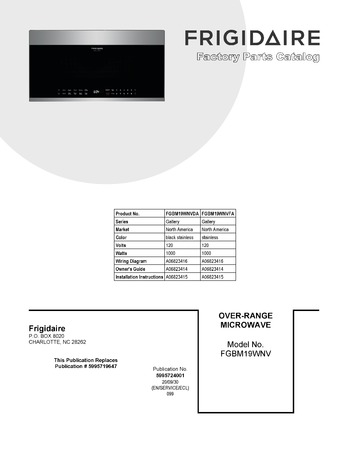 Diagram for FGBM19WNVFA