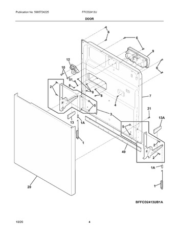 Diagram for FFCD2413UW4A