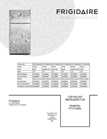 Diagram for FFHT1826LQ6