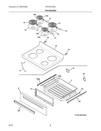 Diagram for CFEF3016VSD