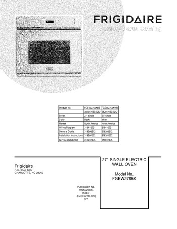 Diagram for FGEW2765KWB