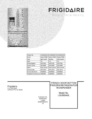 Diagram for LGUB2642LE5