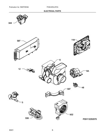 Diagram for FDSH450LAF2A