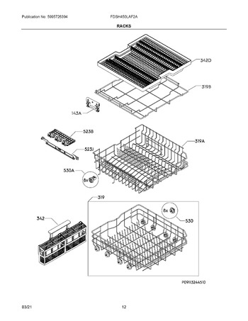 Diagram for FDSH450LAF2A