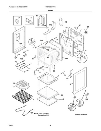 Diagram for FFEF3054TSR