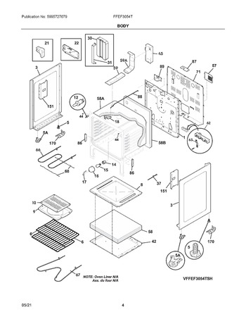 Diagram for FFEF3054TWR