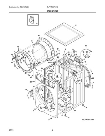 Diagram for ELFW7337AW0