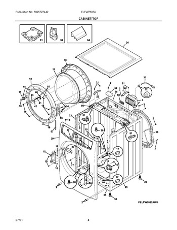 Diagram for ELFW7637AW0