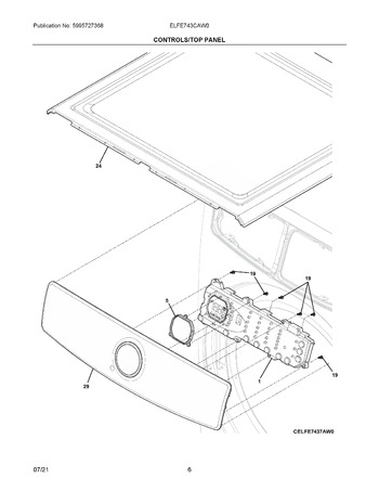 Diagram for ELFE743CAW0