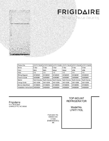 Diagram for LFHT1713LW5