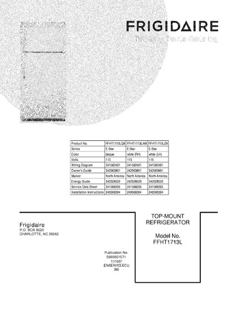 Diagram for FFHT1713LQ8