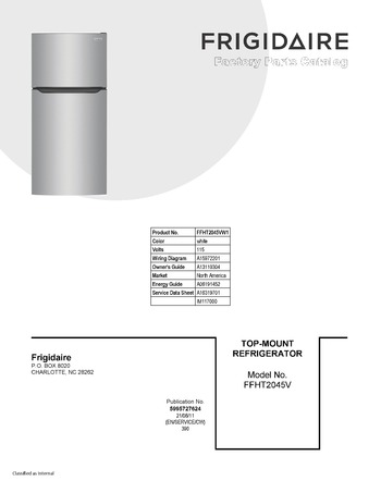 Diagram for FFHT2045VW1