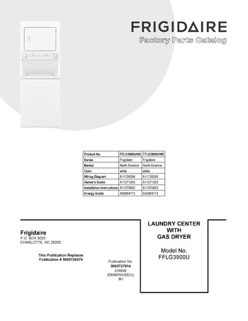 Diagram for FFLG3900UW2