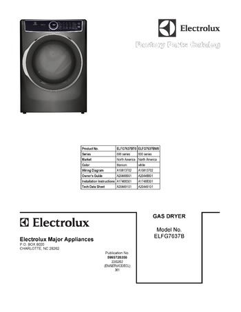 Diagram for ELFG7637BW0