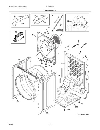 Diagram for ELFG7637BW0