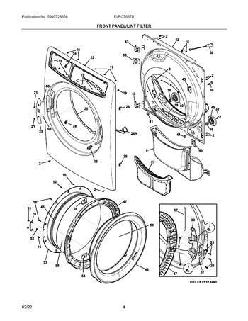 Diagram for ELFG7637BW0