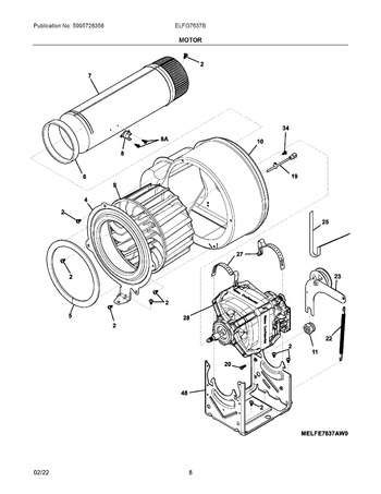 Diagram for ELFG7637BW0