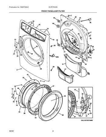 Diagram for ELFE763CBT0