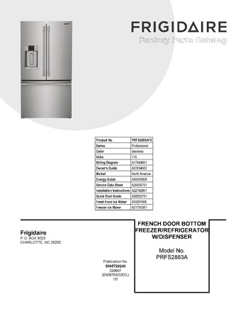 Diagram for PRFS2883AF0