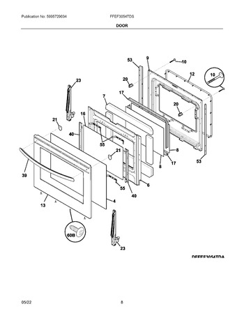 Diagram for FFEF3054TDS