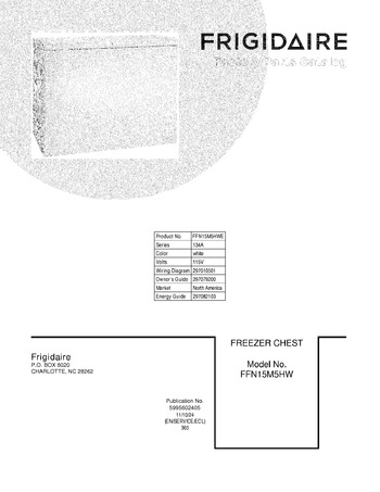 Diagram for FFN15M5HWE