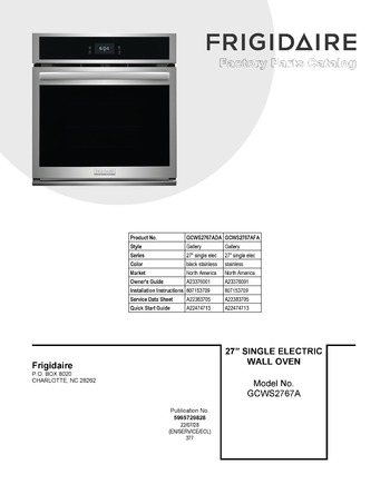 Diagram for GCWS2767AFA