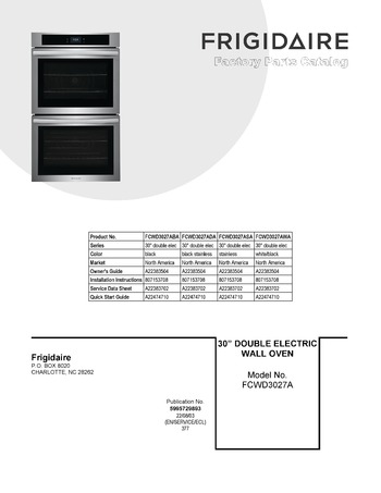 Diagram for FCWD3027ABA