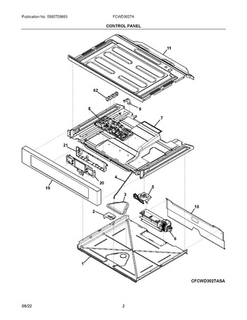 Diagram for FCWD3027ABA