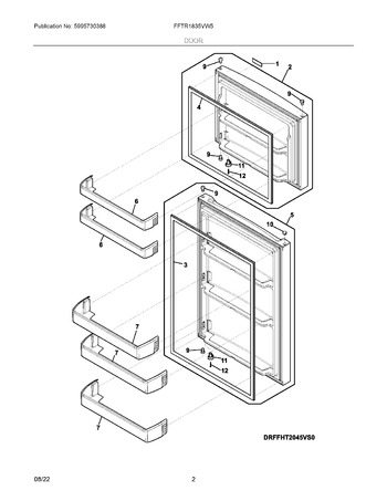 Diagram for FFTR1835VW5