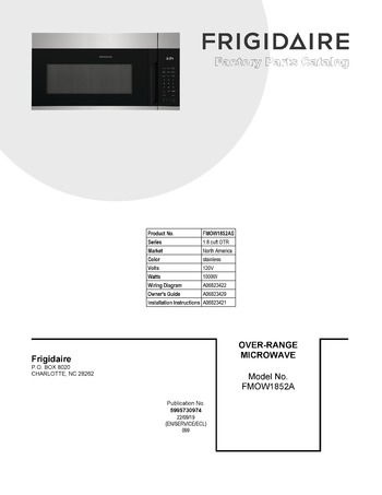 Diagram for FMOW1852AS