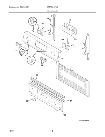 Diagram for CFEF3016VWE