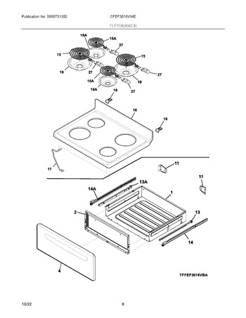 Diagram for CFEF3016VWE