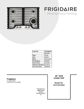 Diagram for GCCG3046AS