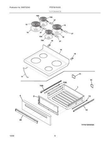 Diagram for FFEF3016VSG