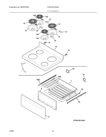 Diagram for FCRC3012AWG