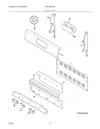 Diagram for FFGF3054TWH