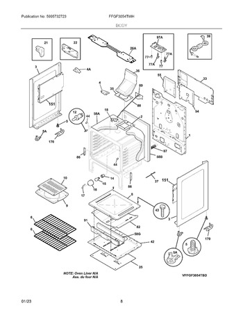 Diagram for FFGF3054TWH